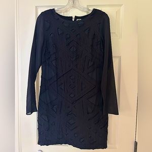 Artelier by Nicole Miller Black Silk Dress